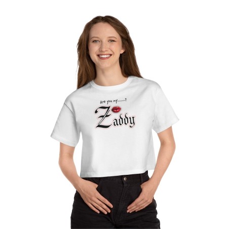 Zaddy - Champion Women's Heritage Cropped T-Shirt